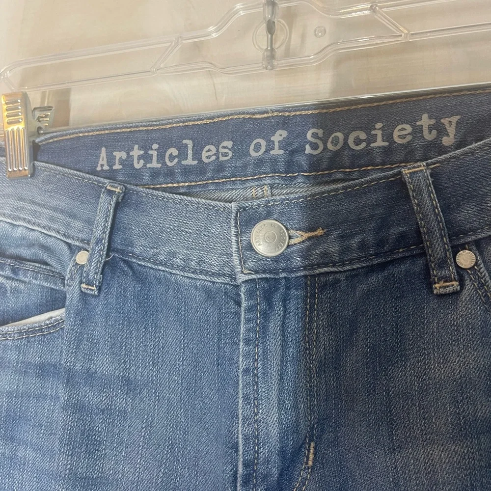Articles of Society distressed straight leg‎ denim jeans size 28